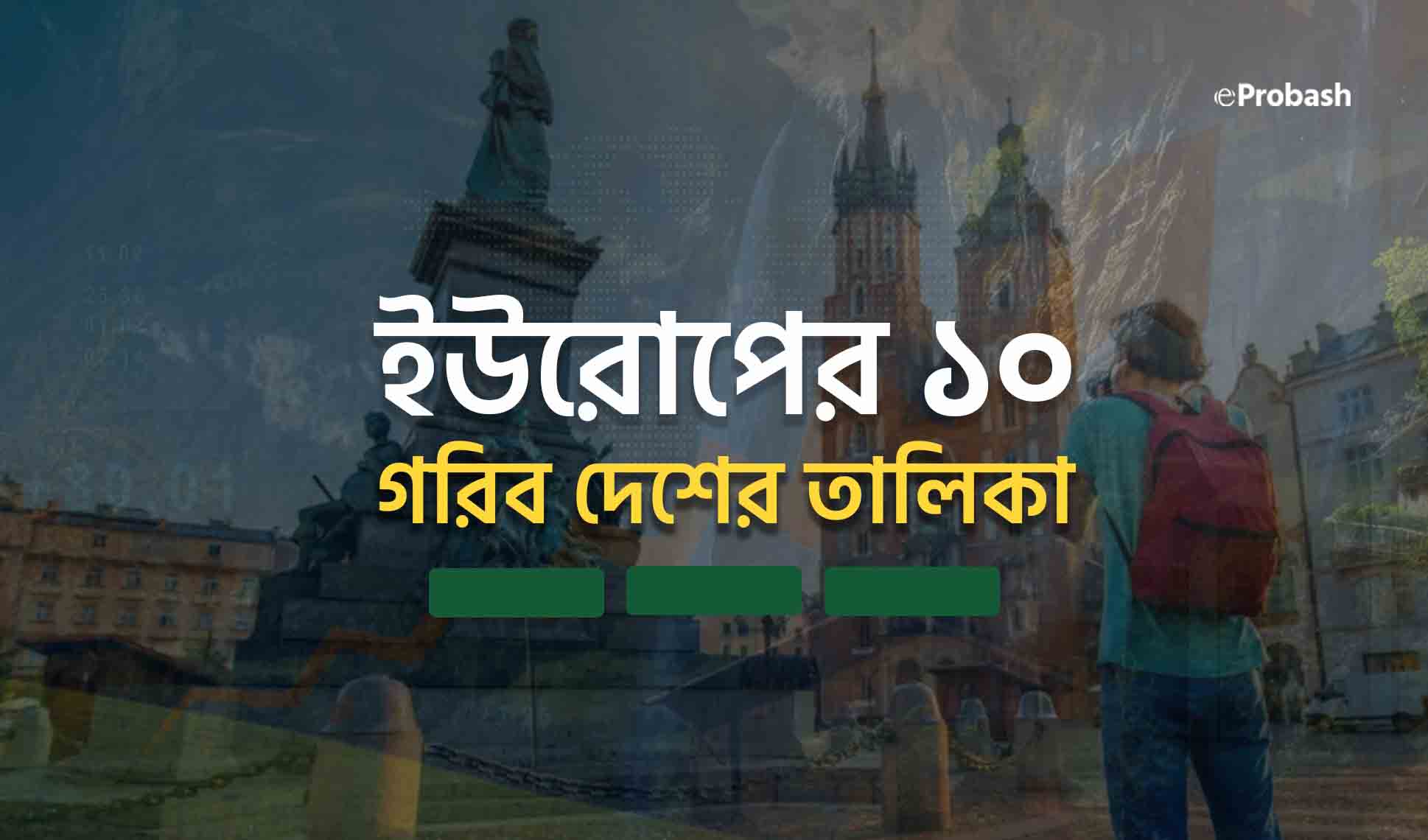 ইউরোপের গরিব দেশের তালিকা