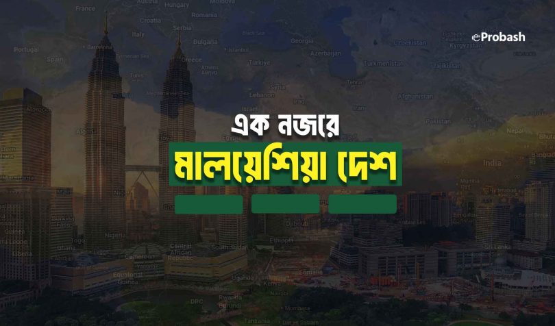 এক নজরে মালয়েশিয়া দেশ (মালয়েশিয়া সম্পর্কে তথ্য)